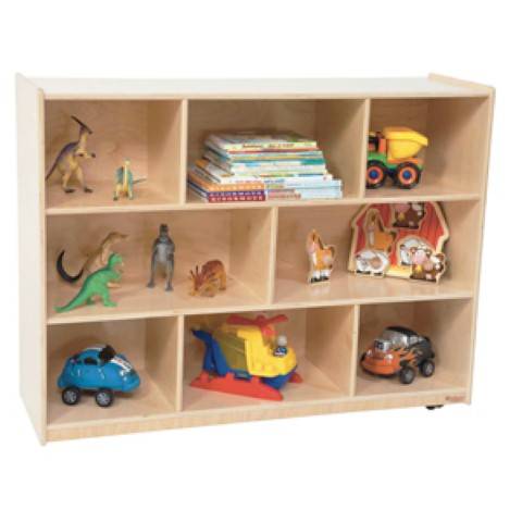 Wood Designs Children Single Storage Natural, 38"H, WD-13600