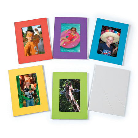 Foam Bright Picture Frames - Pack of 12