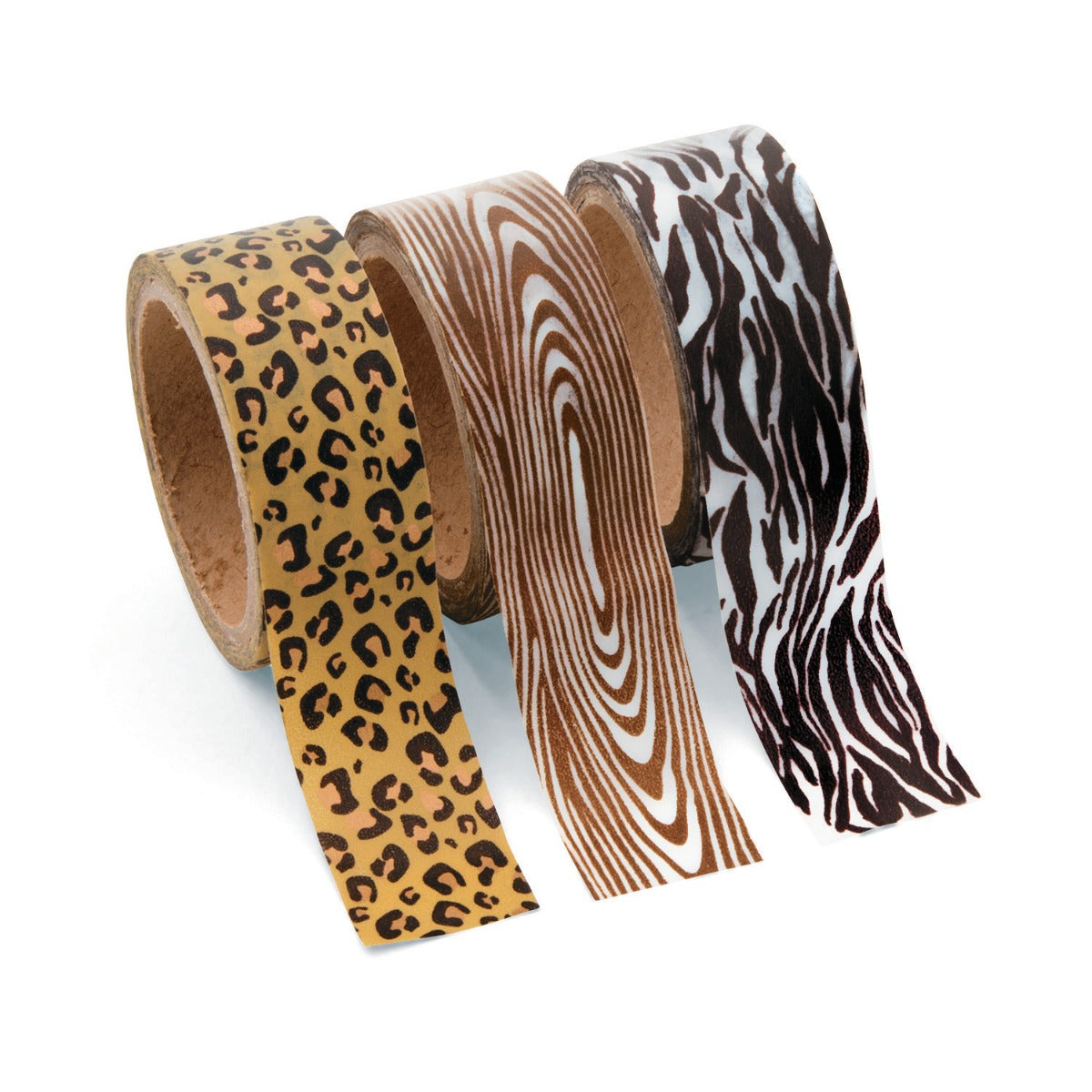 Paper Animal Print Washi Tape Set - 3/4", set of 3