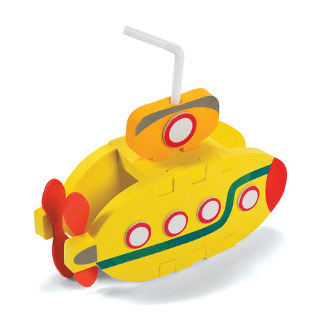 Adhesive Foam 3D Floating Submarine Craft Kit - 12 Project Pack