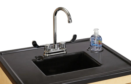 Jonti-Craft® Clean Hands Helper without Heater - 26" Counter - Plastic Sink