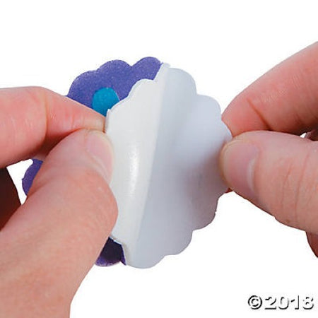 Fabulous Foam Self-Adhesive Shapes 500/pkg - Hearts & Flowers