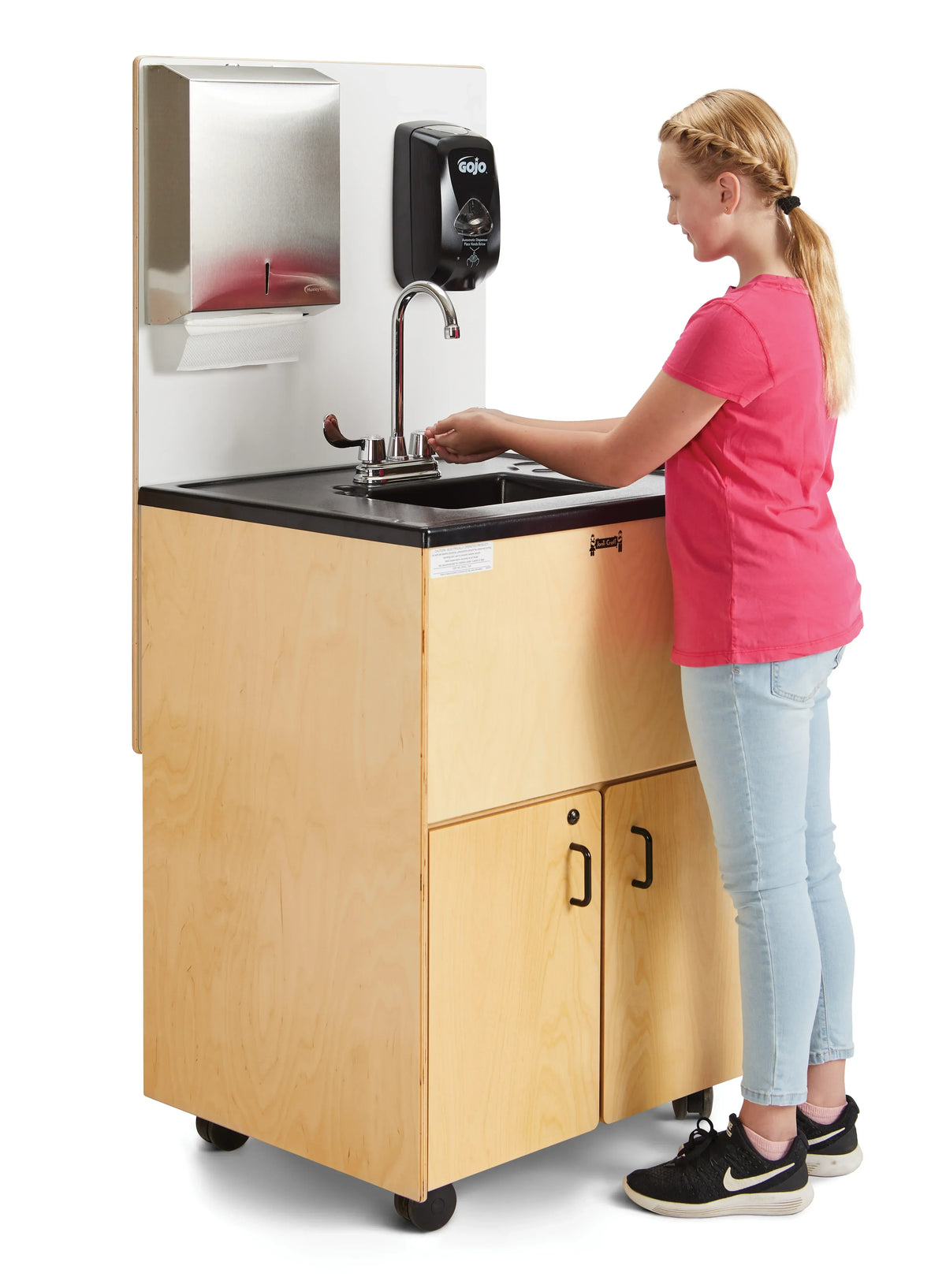 Jonti-Craft® Clean Hands Helper Dispenser Backsplash