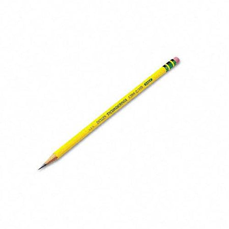 Dixon Ticonderoga Wood-Cased Pencils, #2 HB, Yellow, Box of 12 (13882)