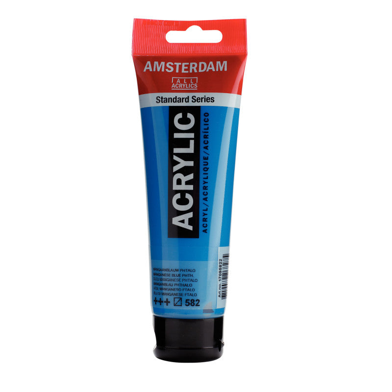 Standard Acrylic Paint, 120ml, Manganese Blue Phthalo 582