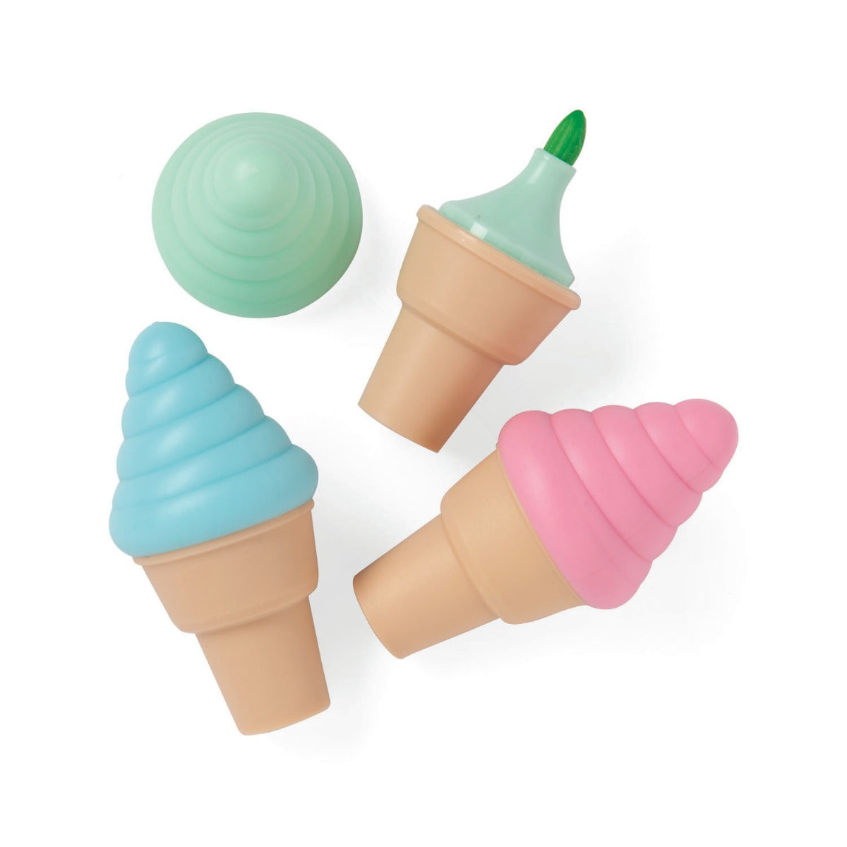 Ice Cream-Shaped Highlighters - 12/PKG.
