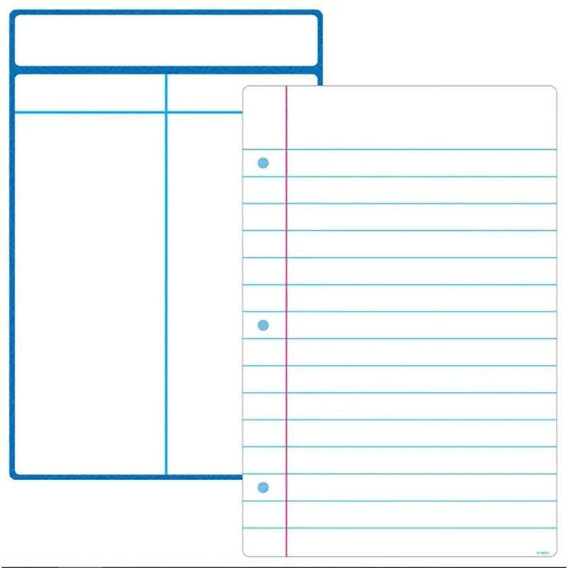 Note Sheets Wipe-Off Learning Set