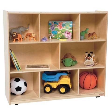 Wood Designs Children Single Storage Natural, 42"H, WD-14200