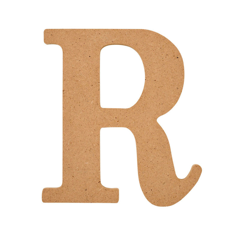 MDF Letter, R, 5 Inch