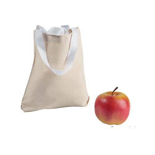 Small Natural Canvas Tote Bags to Decorate -12/pkg