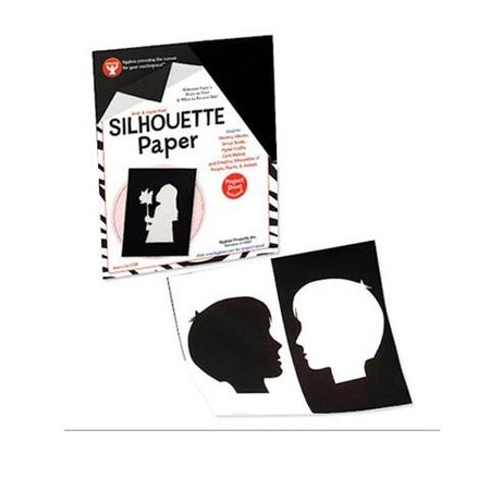 Hygloss Silhouette Paper - 10" x 15" (25 per pack)