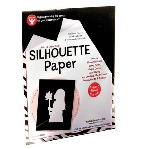 Hygloss Silhouette Paper - 5" x 7" (25 per pack)
