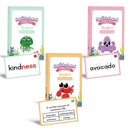 Squishyland Board Game 3-5 Expansion Card Packs