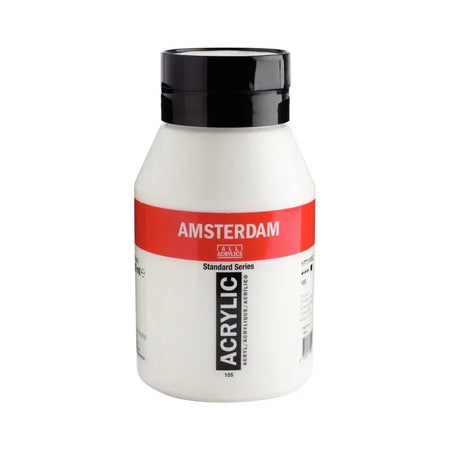 Standard Acrylic Paint Tube, 1000 mL, Titanium White