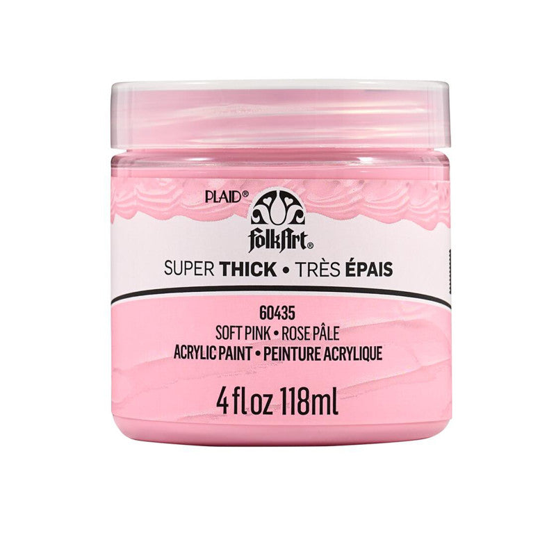 Super Thick Acrylic Paint, 4 oz, Soft Pink