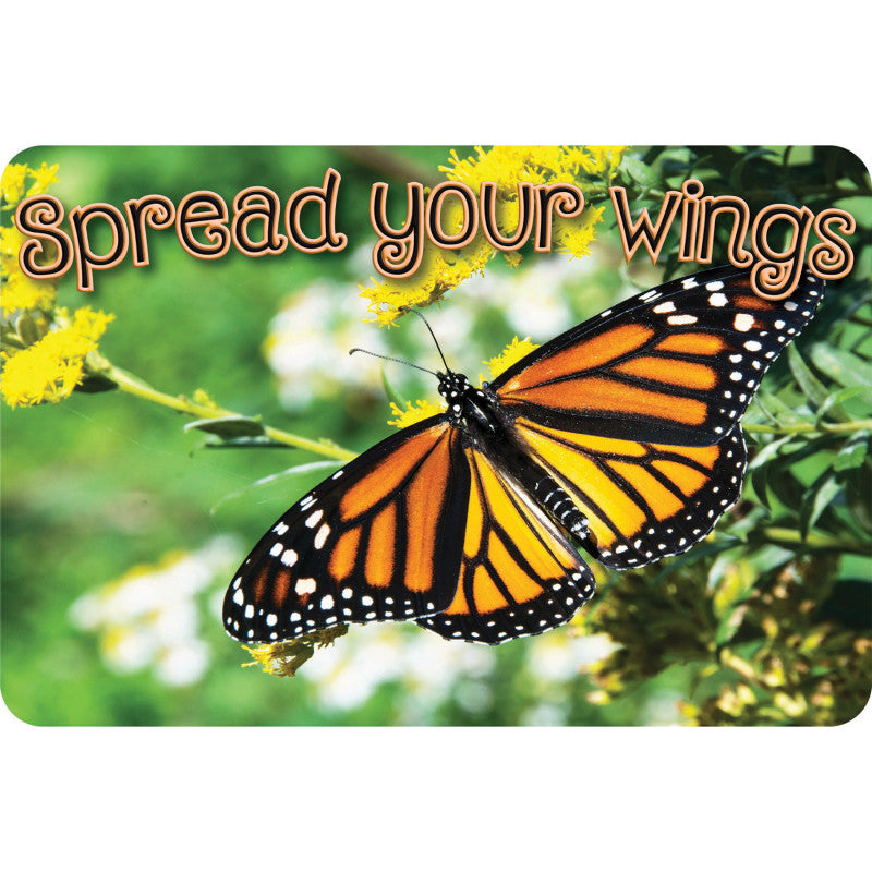 The Original Fun MatÂ® Computer Mouse Pad, 11.75x8 in, Butterfly, Spread Your Wings