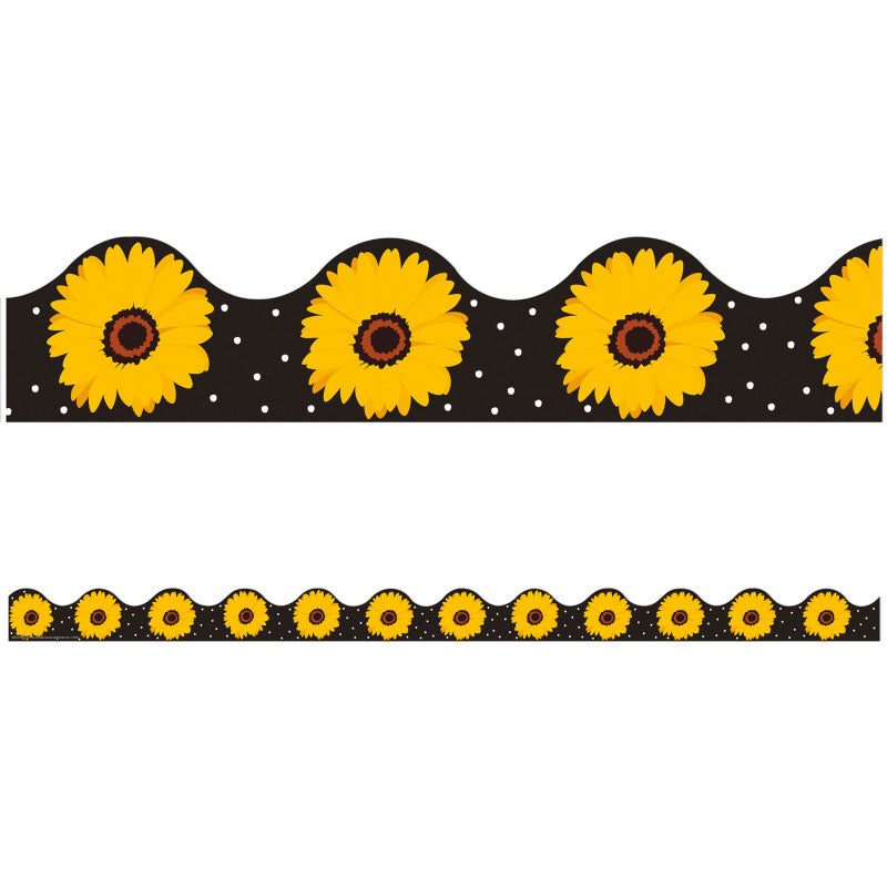 The Hive Black Floral Deco Trim&reg;, 37 Feet