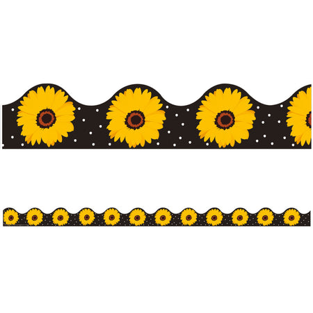 The Hive Black Floral Deco Trim&reg;, 37 Feet