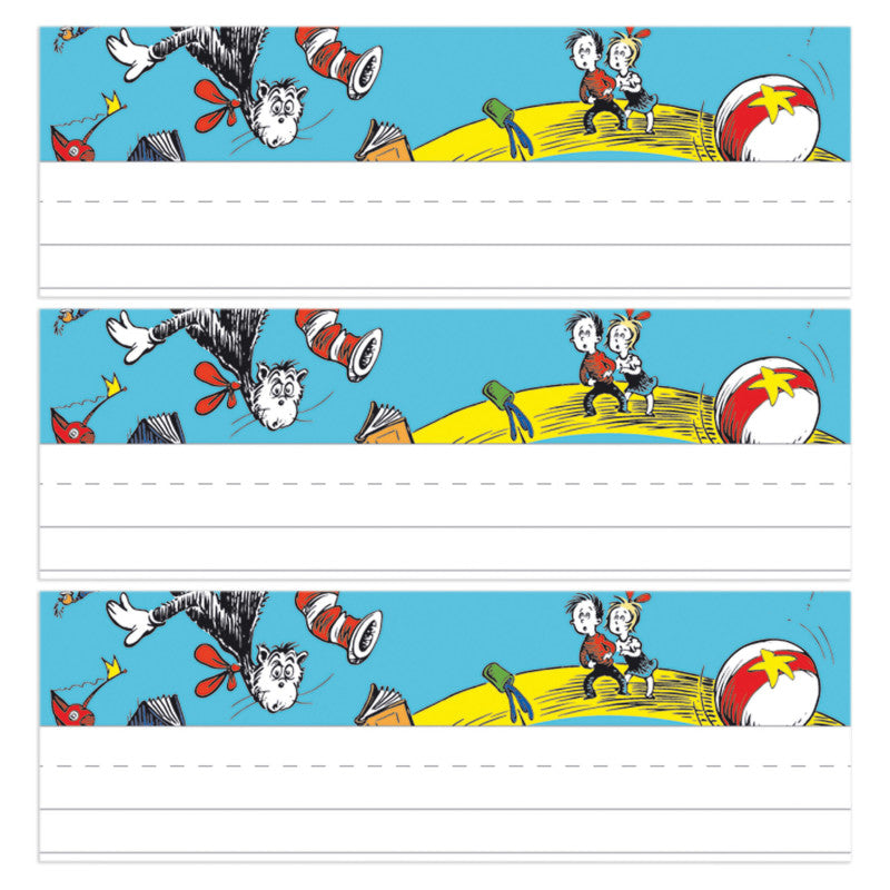 Cat in the Hat&trade; Self-Adhesive Name Plates, 36 Per Pack, 3 Packs