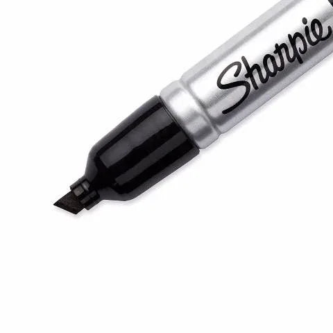 Sharpie King Size Permanent Marker, Chisel Tip, Black, 15001