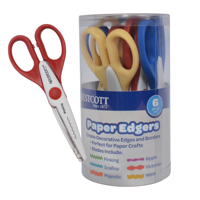 Paper Edgers Scissors, Set of 6