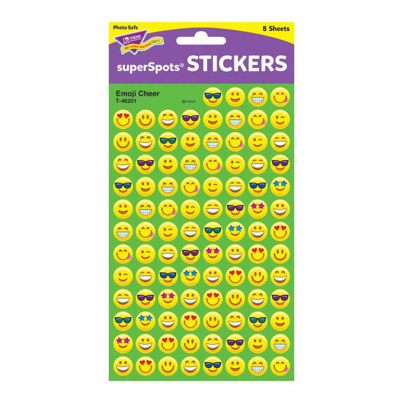 Emotion Icon Cheer superSpotsÂ® Stickers, 800 ct