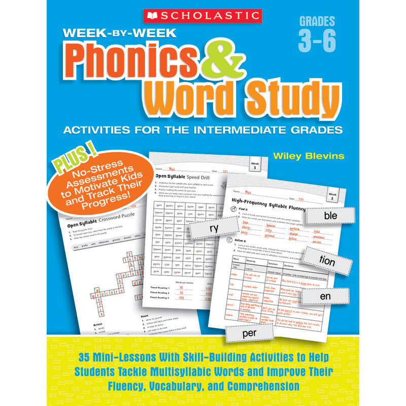 Week-by-Week Phonics & Word Study Book