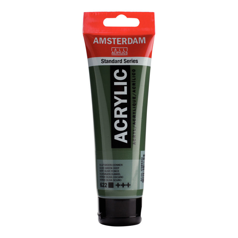 Standard Acrylic Paint, 120ml, Olive Green Deep 622