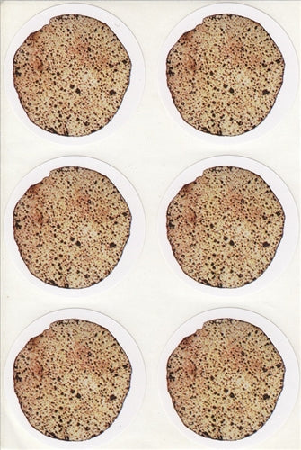 Matzah Stickers 1 1/2" Large Size