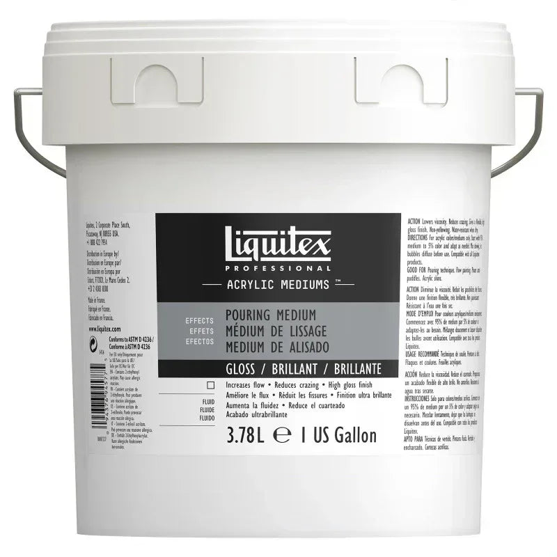Professional Acrylic Pouring Medium, Gloss, 128 oz (3.78 L)