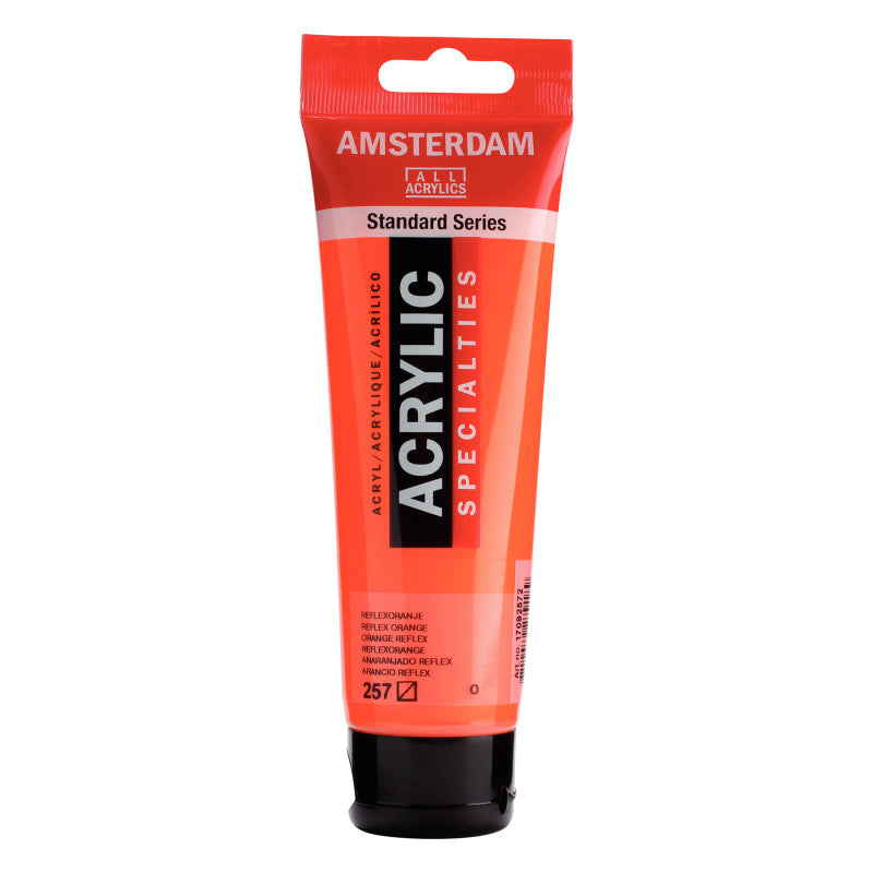Standard Acrylic Paint, 120ml, Reflex Orange 257