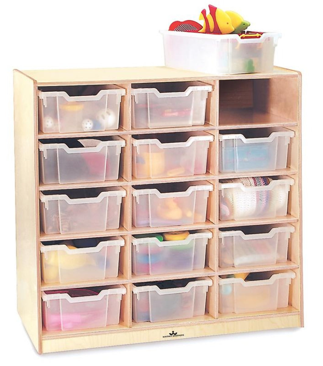 15 Clear Tray Storage Cabinet - Whitney Brothers WB0915T