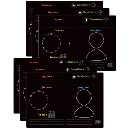 Activity Playmat - Fill in the Blanks, Pack of 6