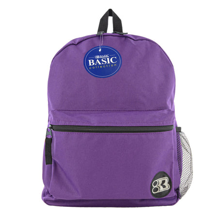 Basic Backpack 16" Purple