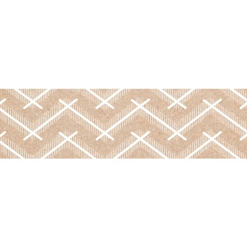 Krafty Pop Kraft Chevron EZ Border, 48 Feet