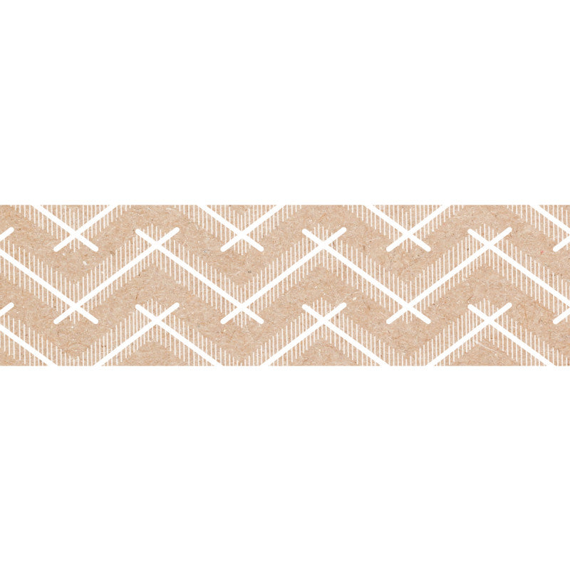 Krafty Pop Kraft Chevron EZ Border, 48 Feet