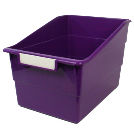 Tattle&reg; Wide Shelf File, Purple