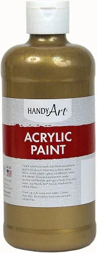 Handy Art Acrylic Metallic Paint 16OZ.