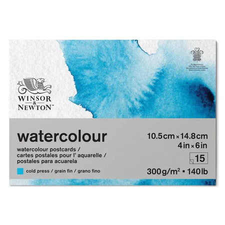 W&N Watercolour Postcard Pad 140lb CP - 4x6" (15 sheets)