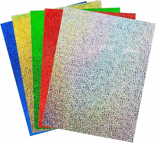 Hygloss Holographic Card stock Sparkle 8.5" x 11" 25 Sheets