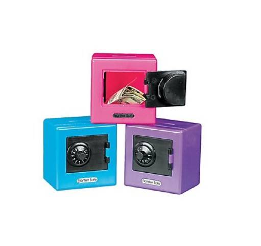 Plastic Neon Vault Banks, 12 Per Pack