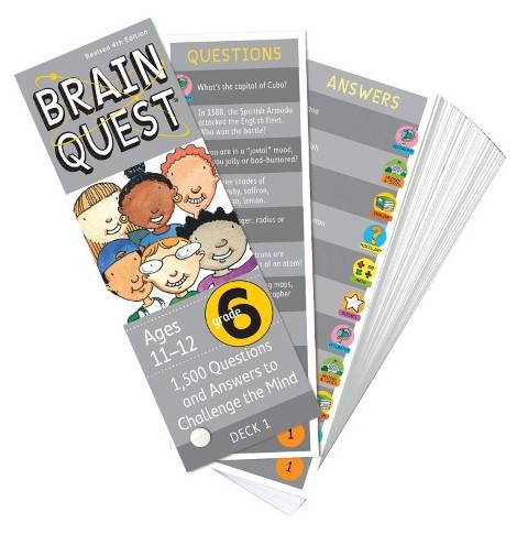 Brain Quest Grade 6, revised 4th edition: 1,500 Questions and Answers to Challenge the Mind