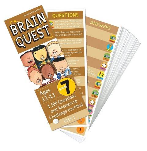 Brain Quest Grade 7, revised 4th edition: 1,500 Questions and Answers to Challenge the Mind