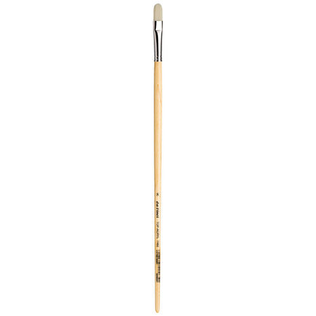 TOP-ACRYL White Brush, Synthetic, Acrylic & Oil, Filbert, Series 7482, Size 8