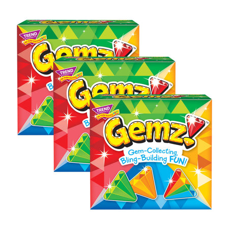 Gemz!&trade; Three Corner&trade; Card Game, Pack of 3