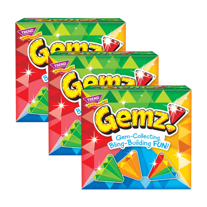 Gemz!&trade; Three Corner&trade; Card Game, Pack of 3