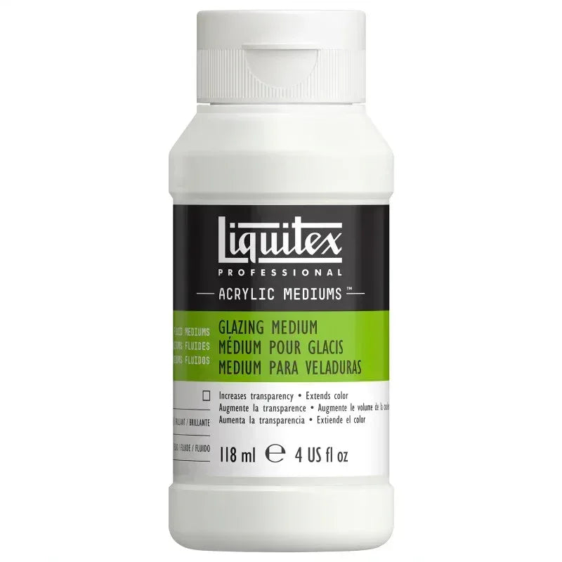 Professional Glazing Medium, Clear, 4 oz (118 mL)