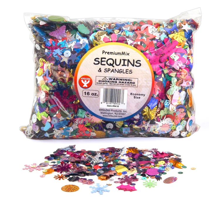 Sequins & Spangles - 16 oz. package
