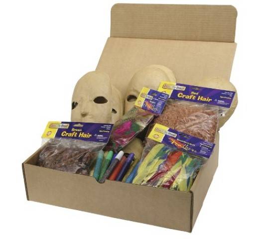 Papier Mache Masks Activities Box