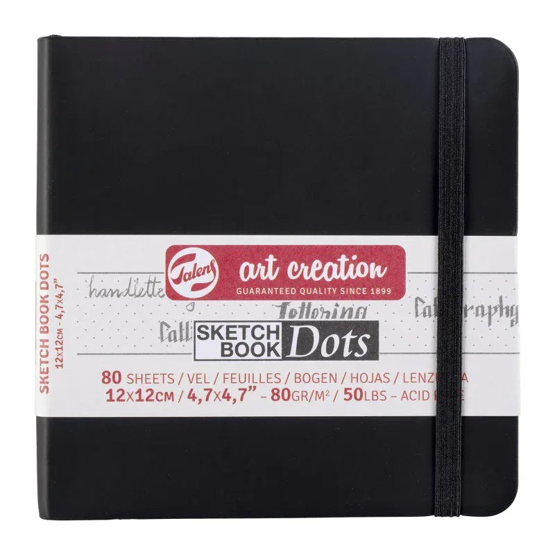 Dotted Sketchbook, 80 Sheets, 50lbs, 4.7" x 4.7"